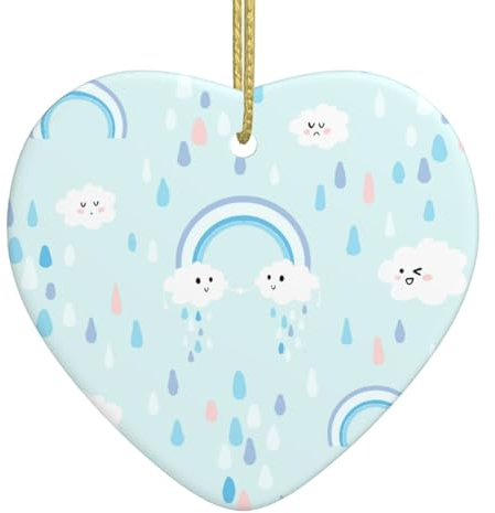 Regenbogen,0330 Weihnachtsschmuck Christbaumschmuck Personalisierte Weihnachtsschmuck Halloween Baumschmuck