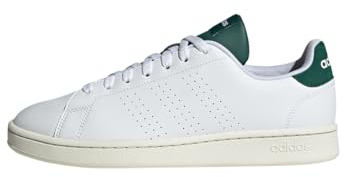 adidas Herren Sneaker Advantage FTWR White/FTWR White/Collegiate Green 42 2/3