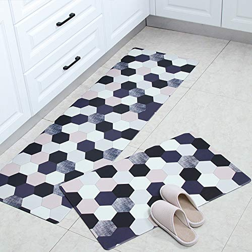 Küchenteppich 50x80 Mosaik Küchenläufer Teppich Für Küche Waschbarer rutschfest Läufer Küchenmatte Weich Und Superabsorbierend Waschbar In Waschmaschine