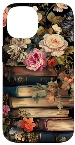 Vintage Floral Book Lover Case for iPhone 14