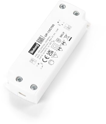 illuburg LED Trafo 700mA Konstantstrom 7,5W - 15W Flach LED Netzteil Treiber Transformator Vorschaltgerät Driver Power Supply
