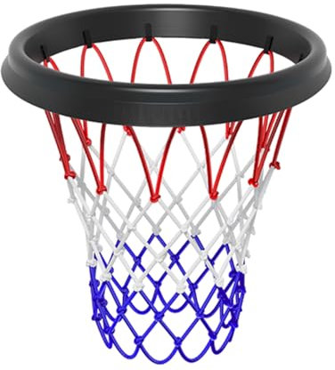 Red de baloncesto para exteriores, resistente, aro, portátil, de poliuretano, marco de red de baloncesto de repuesto