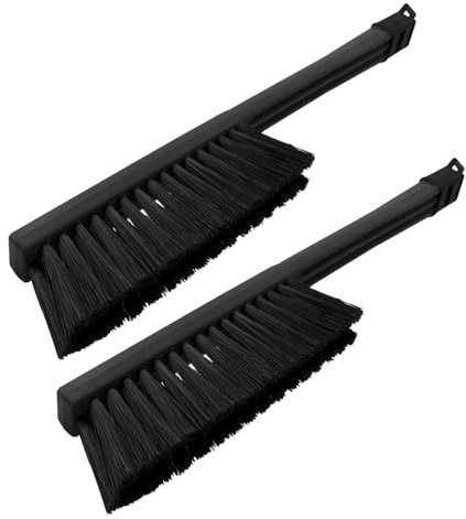 Murska Lot de 2 fouets d'hiver pour voiture - Fouet pour voiture - N'abîme pas la peinture - Brosse à neige pour voiture - 2 x L&P A059 noir - Édition limitée