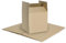 WePack 5 Stück Faltkarton 350x350x350 mm Außenmaß Versandkarton E-commerce Karton 2-Wellig 650G Welle BC Braun Kartonage Verpackung Postkarton Versandschachtel Paket Päckchen