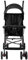 Poussette Canne Bébé Ultra Légère, Compacte, Pliable et Inclinable de la Naissance à 25 kg, avec Système Trolley, Housse de Pluie Incluse, et CapoteExtensible-D-noir