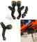 Motorrad Sturzschutz Kompatibel mit 1290 Super Duke R RR 2020 2021 2022 2023 Frame Sliders 1290 superduke R RR Sturzpads Motorradrahmen Absturzsicherung Fallschutz Zubehör Gold