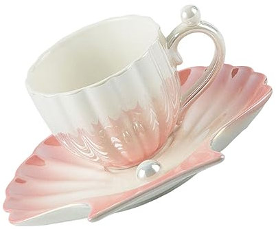 DECHOUS 1 Set Tazza Di Caffè Bottiglia Tazzine Da Espresso Contenitori Per Caffè Tazze Da Caffè Tazza Da Caffè e Piattino Caffè Espresso Sciroppo Gres Tazze Da Tè e Piattini Latte Ceramica