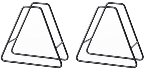 MAGICLULU Untersetzerhalter, Eisen Untersetzer Halterung für Küche & Bar | 2 Stück Halter für Untersetzer Rund Eckig Bis 12CM, Platzsparender Organizer, for Tischdeko