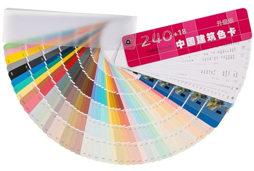 Sosoport Nuancier Peinture 258 Couleurs Standard pour Architecture et Dessin Cartes de Correspondance des Couleurs Précises Outil Multi-Usages pour Artistes et Professionnels