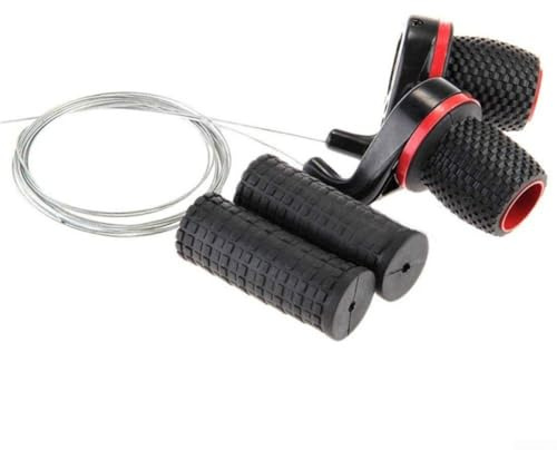Throttle Handle with Cable Assembly 1 Pair for Outboard 4 For HP Boat Motor Replacement Non Slip Plastic Tiller Handle for Marine Boat Engines