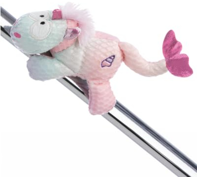 NICI MagNICI Kuscheltier Einhorn Nerina 12cm - 63092 | Kuscheliges Plüschtier mit integrierten Magneten, haftet an Metall, Magnettafeln & Taschen, Spielen, Sammeln & Verschenken