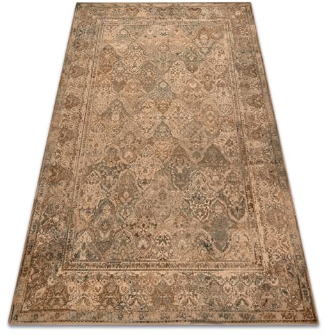 rugsx Wollteppich für Wohnzimmer, Schlafzimmer, traditionell Omega Kashmir Antikbeige 200x300 cm