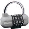 MASTER LOCK 1520EURD KOMBINATIONSVORHÄNGESCHLOSS GRAUE FARBE 4 ZAHLEN