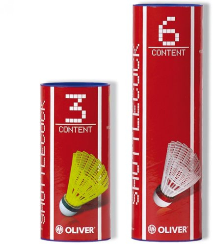 Oliver ProTec 5 - B�lle - 51320 Pro Tec Badmintonb�lle weiss mittel
