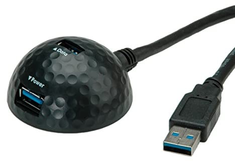 Value Cable de conexión USB 3.2 Gen 1, cúpula, Negro, 1,5 m