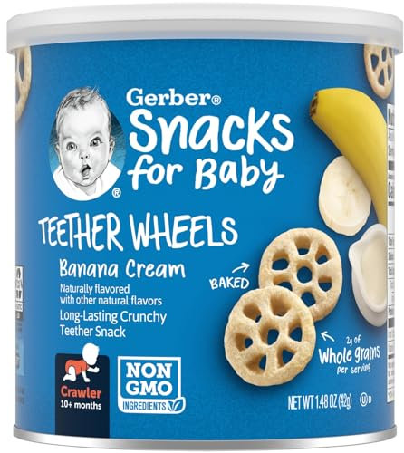 Gerber Graduates Waffle Wheels Banana Cream