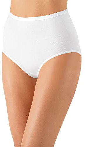 Nina von C. Bio Damen-Taillenslip Feinripp weiß Größe 44