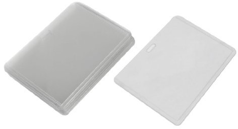 sourcing map Klar Kunststoff Geschaft Karten Sichthülle Ausweishülle Kartenhalter 10 Stücke DE de