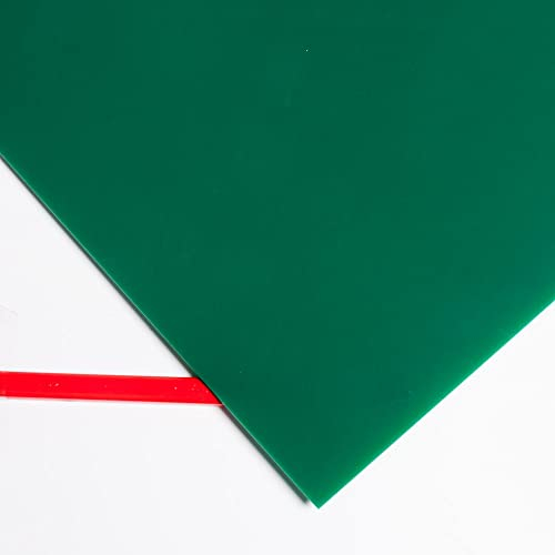 Metracrilato Plancha Din A5 Medidas 14,8cm x 21cm Grueso 3mm Color verde botella