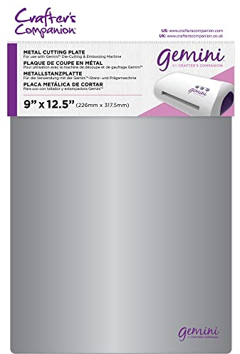 Crafter's Companion Gemini Accessories-Metal Cutting Plate, Silver, 36 x 23.4 x 0.1 cm