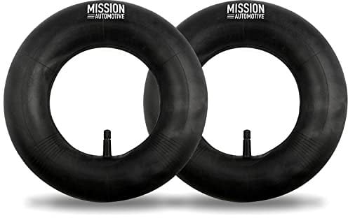 MISSION AUTOMOTIVE 2-Pack of 4.80/4.00-8 Premium Replacement Tire Inner Tubes - For Wheelbarrows, Lawn Mowers, Hand Trucks, Carts, Trailers and More - Tube for 4.80 4.00-8/480/400-8 Wheel
