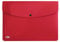 ELBA Urban Brieftaschen A4, aus Kunststoff, blickdicht, rot, 5er Pack