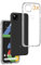 REY Pack 3X Transparent Silikonhülle TPU für Google Pixel 4A 4G, Handyhülle Premium Kratzfest TPU Durchsichtige Schutzhülle, Ultradünne 0,33 mm