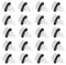 Clips de garniture de panneau de porte, Fydun Kit de rivets de fixation de fixation pour attache de porte avant et arrière de voiture avant et arrière 51418224768 51410407984 51417262188(20pcs)