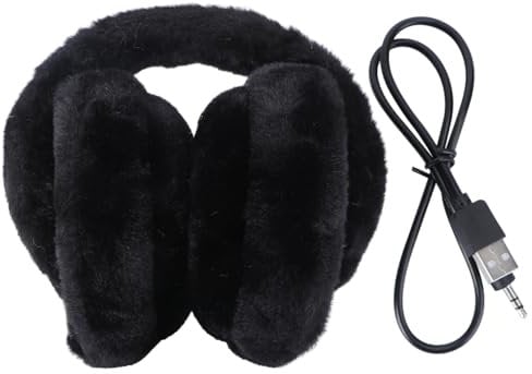 LIOOBO Ear Muffs Headphones Ear Warmers Music Earmuff Ear Cover Wireless Music Earmuffs Headsets Ear Warmer Headband Ear Warmers For Women Ear Muffs for Travel Outdoor