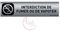 AUA SIGNALETIQUE - Plaque Aluminium brossé imprimé AluSign DARK - 200x50 mm - Double Face adhésif au dos (Ne pas fumer vapoter)