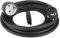 POLY POOL - PP2627 Prolunga Elettrica Nera 250V Cavo Elettrico Estensibile 5 Metri - Spina Elettrica 16A 2P+T Salvaspazio - Presa Elettrica Schuko 16A 2P+T in Gomma Antiusura Made in Italy
