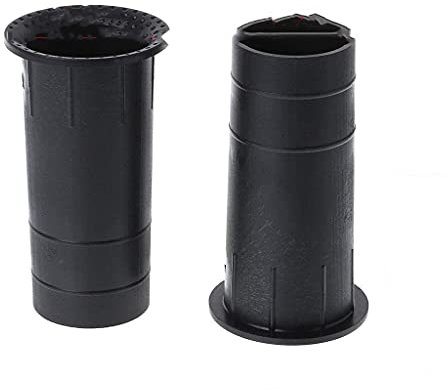 SUCHUANGUANG 2PieceS Speaker Port Tube Bass Reflex Vent Connector 3-5 35x80mm Subwoofer Woofer Box Black Plastic Vent Connector