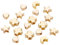 BENECREAT 40PCS 18 Karat vergoldete Distanzperlen 4 Mischform Messing Perlen für Armband Halskette DIY Schmuckherstellung - 10PCS/Form, 40PCS/Box
