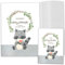OLGS U-Heft Hüllen Set 3-teilig | Cute Forest Waschbär | Untersuchungsheft Hülle & Impfpasshülle schöne Geschenkidee personalisierbar mit Namen und Geburtsdatum (U-Hefthüllen, personalisiert)