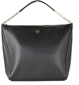 Tory Burch Damen 64214 Carter Slouchy Shoulder Hobo Ledertasche Schwarz