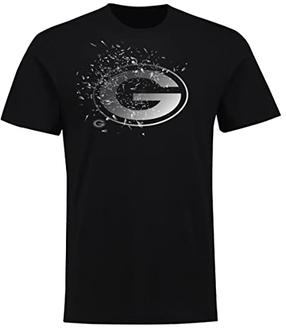 NFL Green Bay Packers Shatter Graphic Logo Football Shirt schwarz (L)