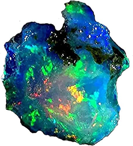 Äthiopischer Opal, 100 % natürlich, Jumbo-Welo-Feuer-Opal, roher, seltener Edelstein, 04,20 Karat