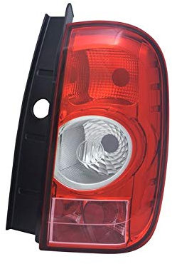 GV-ZONE right rear light right side assembly rear light assembly tail lamp driver side red white tail lights compatible with dacia duster 2010 2011 2012 2013 VT793P