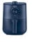 BELLA 3 L Manual Air Fryer Oven and 5-in-1 Multicooker with Removable Nonstick and Dishwasher Safe Crisping Tray and Basket, 1400 Watt Heating System, Matte Blue