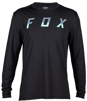 LONG SLEEVE BICYCLE JERSEY FOX JUNIOR RANGER RACE BLACK YS