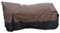 Brama-West Outdoordecke für Pferde Riders King mit High Neck - 600 D/100g - Wasserdicht - Braun - Gr. 155