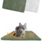 PiuPet® Selbstheizende Katzendecke I 60x45cm I Heizdecke ohne Strom I Katzen Wärmedecke I Heizdecke für Katzen ohne Strom I Katzen Decken I Katzen Bettchen I (Für Katzen, Grün)