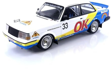 Kompatibel mit Volvo 240 Turbo Nr. 33 Andersson/Petersson/Linden ETCC Zolder 1:18 IXO Models 18RMC105B.22