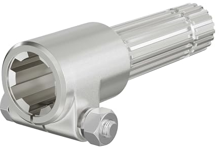 WilTec Toma de Fuerza, PTO 160 mm Casquillo con Eje Estriado 1 3/8 6 Eje de Salida 1 3/8 21 Tractor