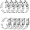 moinkerin Collier de Serrage 10 Pièces 21-44mm Collier de Serrage Métallique Collier de Serrage Inox pour la Plomberie, l'Automobile et les Applications Mécaniques
