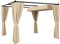 Outsunny Pergola d'extérieur avec parois latérales et Toit rétractable, Gazebo Pergola en métal et Polyester, 300x300x227 cm, Beige