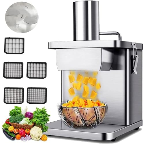 YXFAZPP Affettatrice Professionale Commerciale da 200 Watt, tritacarne, Robot da Carne Elettrico Automatico, affettatrice, Lama da 10 mm