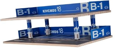 harayaa Stilvolle Vitrine für Druckgussautos Im Maßstab 1:32 – Schickes Sammlerregal, 2 Schichten