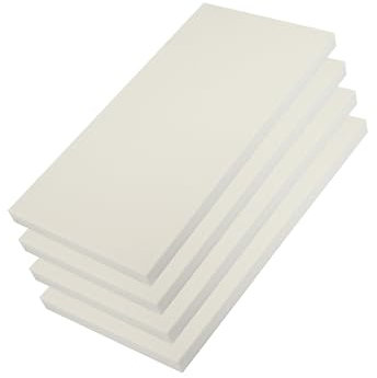 Partuto 400x200x20mm 4pcs Car Garage Wall Guard Door Protector EVA White Replacement