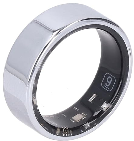 Smart Ring Health Tracker, IP68 Resistente All'acqua Molteplici modalità Sportive Contapassi Monitoraggio delle Calorie Anello Fitness Tracker per lo Sport, Sincronizzazione in